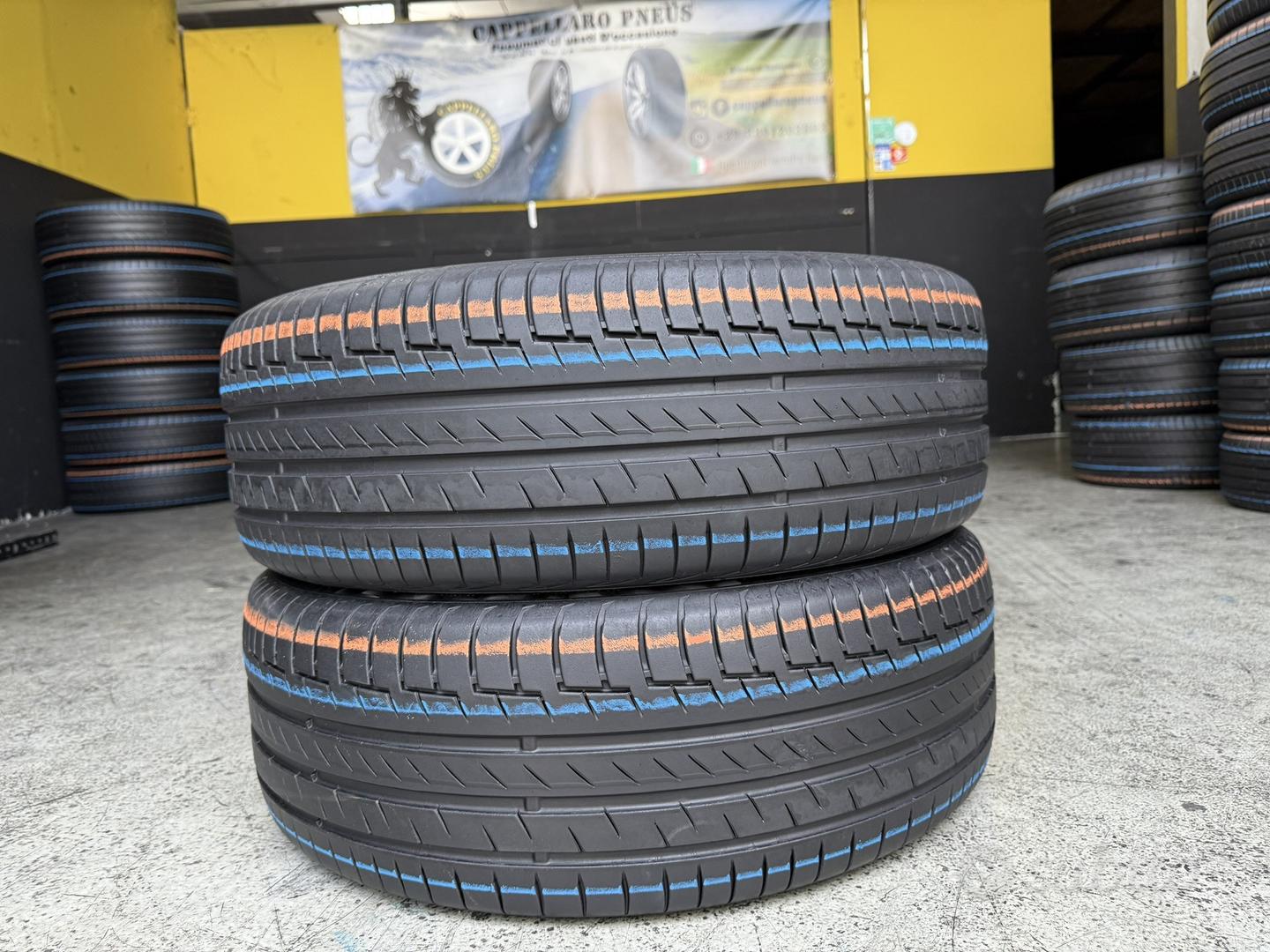 Usato: 2 Gomme 215/55R18 95H Continental Estive 80% residui