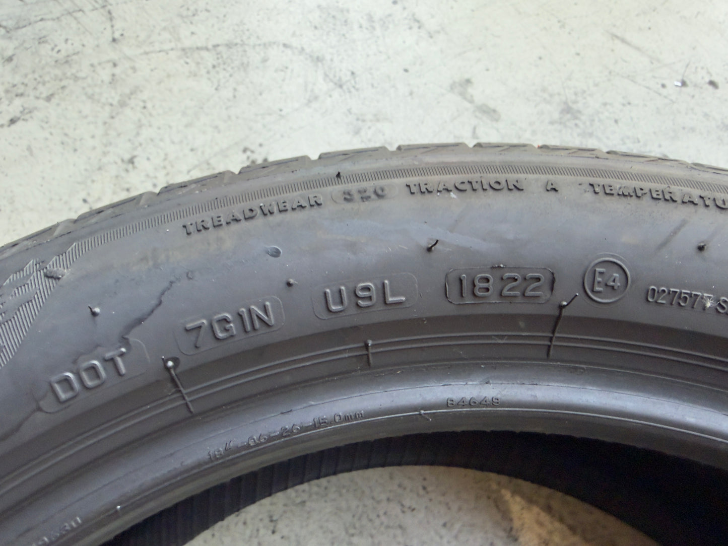 Usato: 4 Pneumatici Bridgestone Turanza T005 225/50R18 99W XL RFT * BMW Estivi 85% residui
