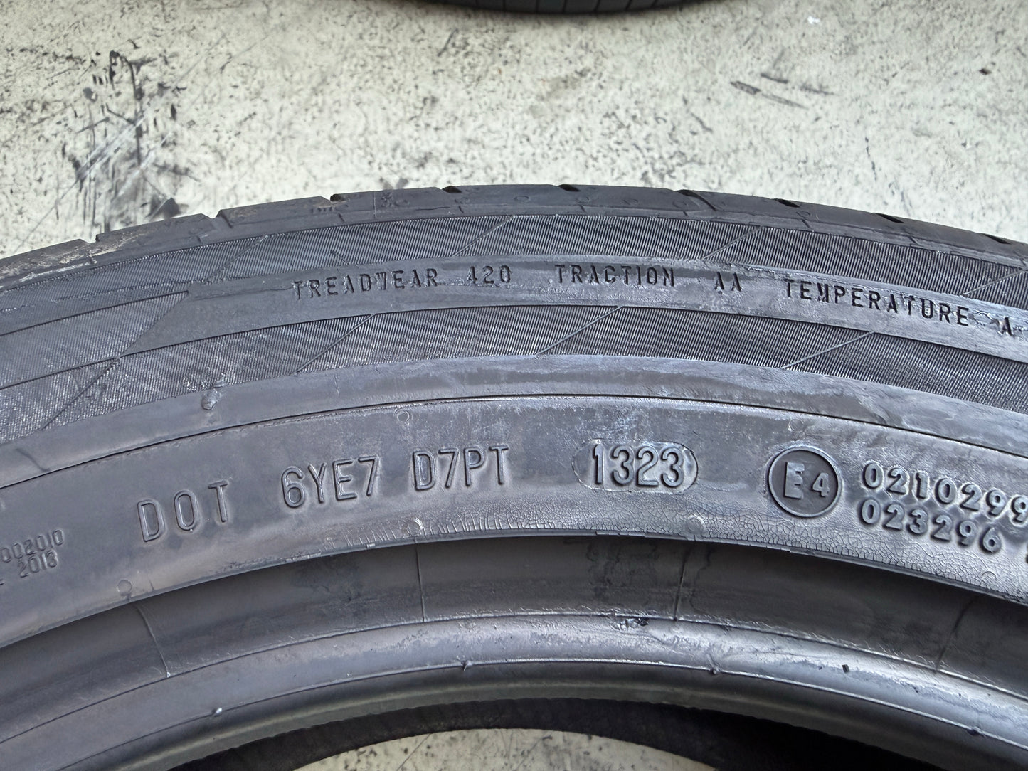 Usato: 4 Pneumatici Continental ContiSportContact 5 235/55R19 101V Estivi 80-85% residui