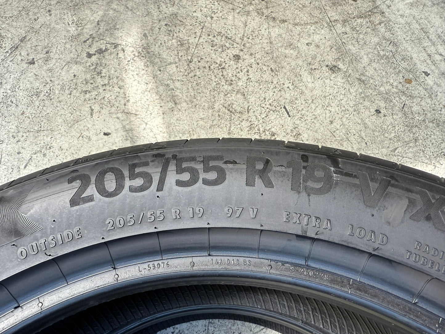 Usato: 2 Gomme 205/55R19 97V XL Continental Estivo 85% residui