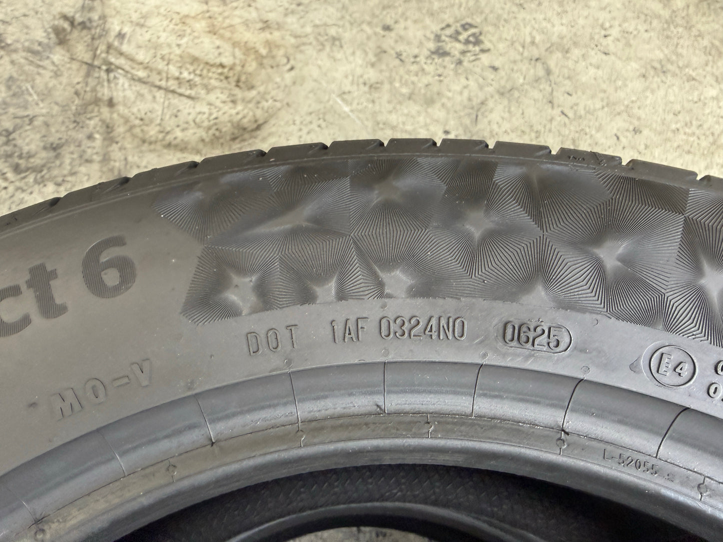 Usato: 2 Pneumatici Continental PremiumContact 6 245/55R17 106H XL Estivi 90% residui DOT 2025