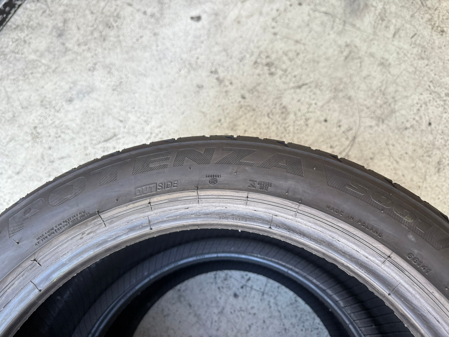 Usato: 2 Gomme 245/45R17 95Y Bridgestone Estive 80% residui