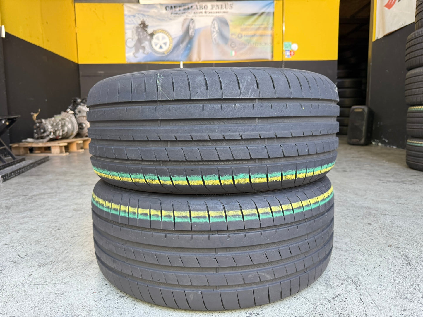 Usato: 2 Gomme 245/45R18 100Y XL Goodyear Estive 95% residui