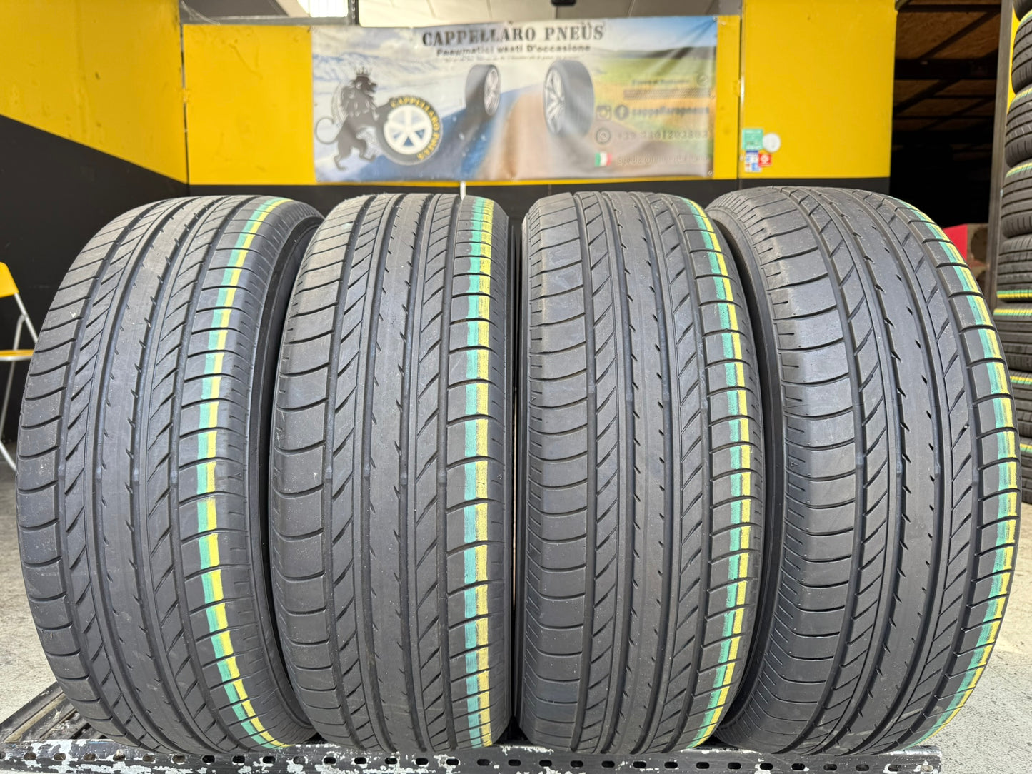 Usato: 4 Gomme 225/60R17 99H Yokohama Estive 85% residui