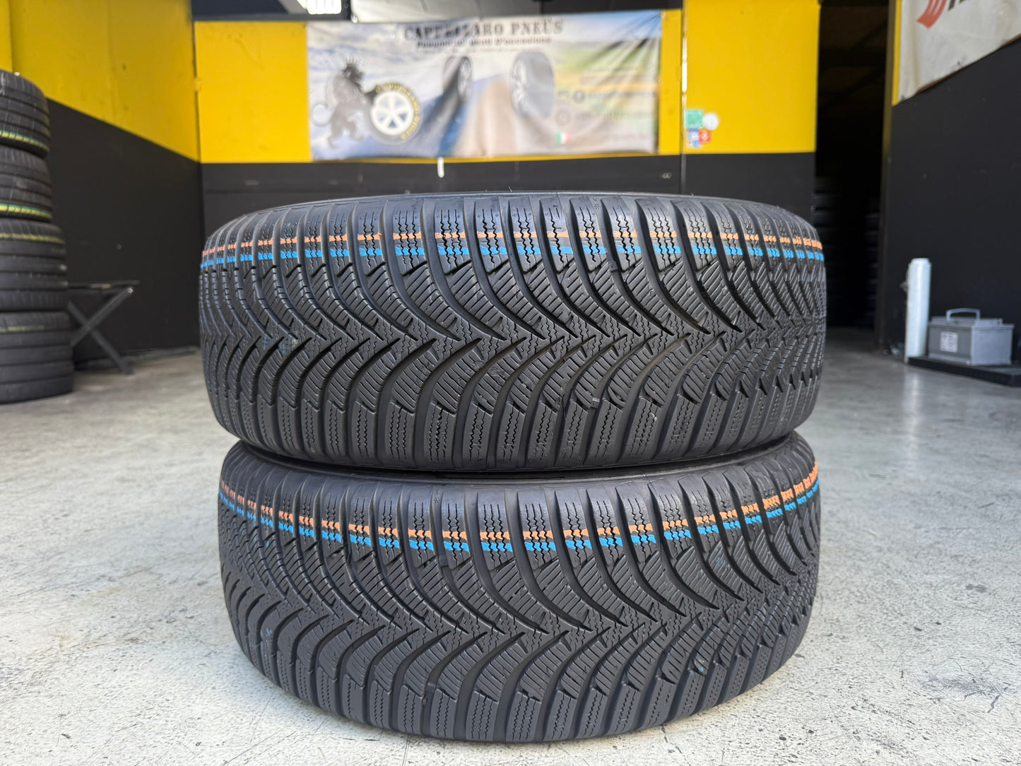 Usato: 2 Gomme 205/55R16 91T Hankook Invernali 95% residui