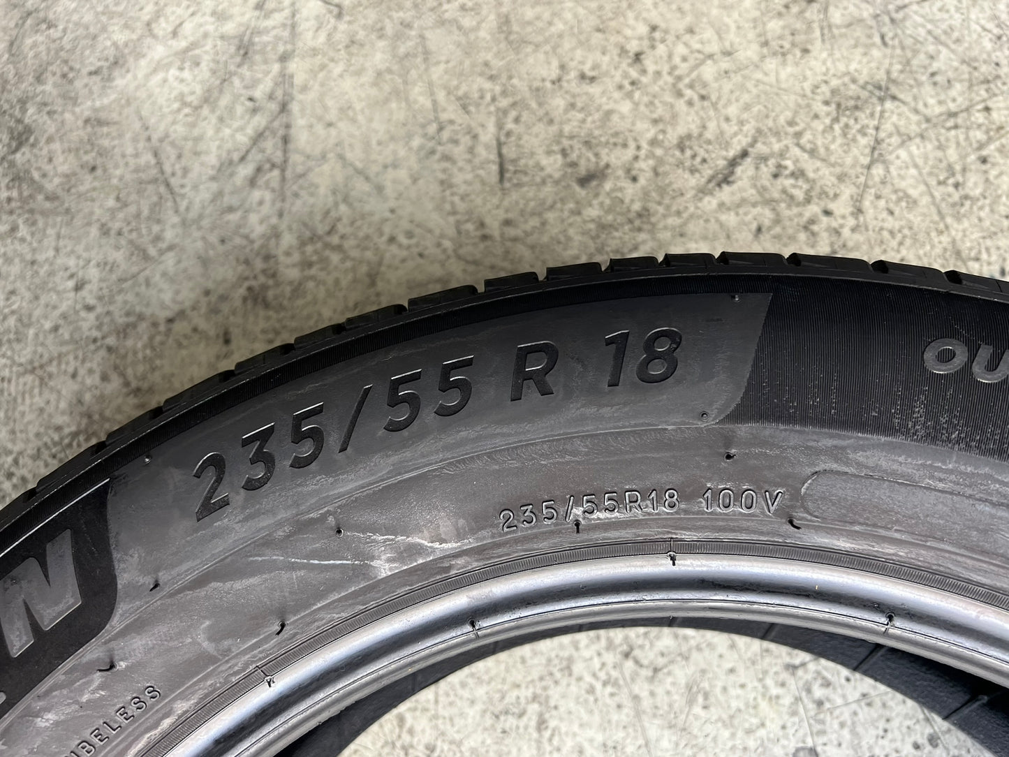 Usato: 4 Gomme 235/55R18 100V Michelin estive 80/85% residui