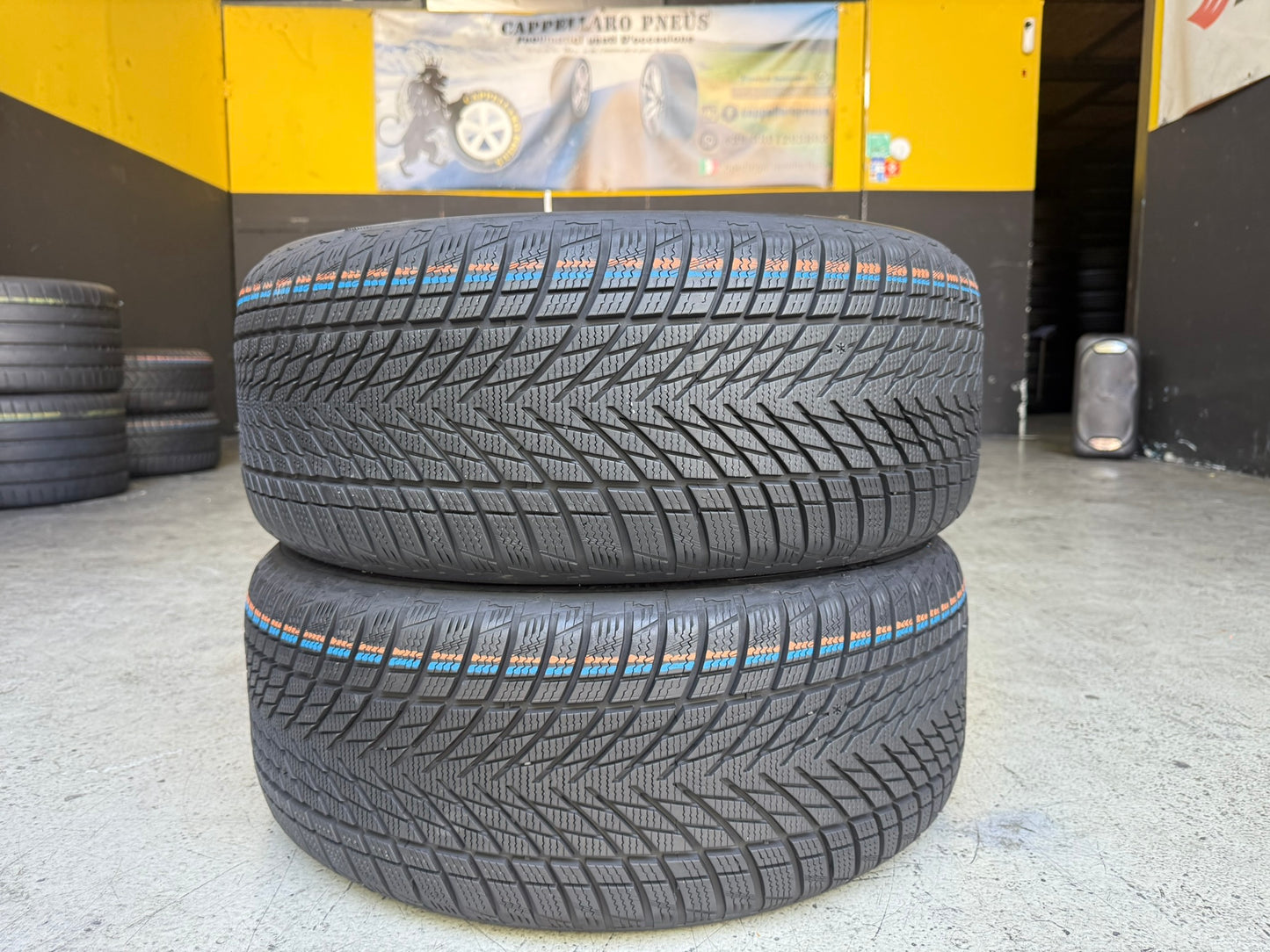 Usato: 2 Gomme 245/45R18 100V XL Goodyear Invernale 95% residui