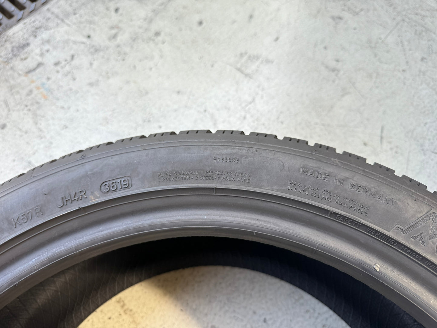 Usato: 4 Gomme 225/45R17 94H XL Dunlop Invernale 85-95% residui