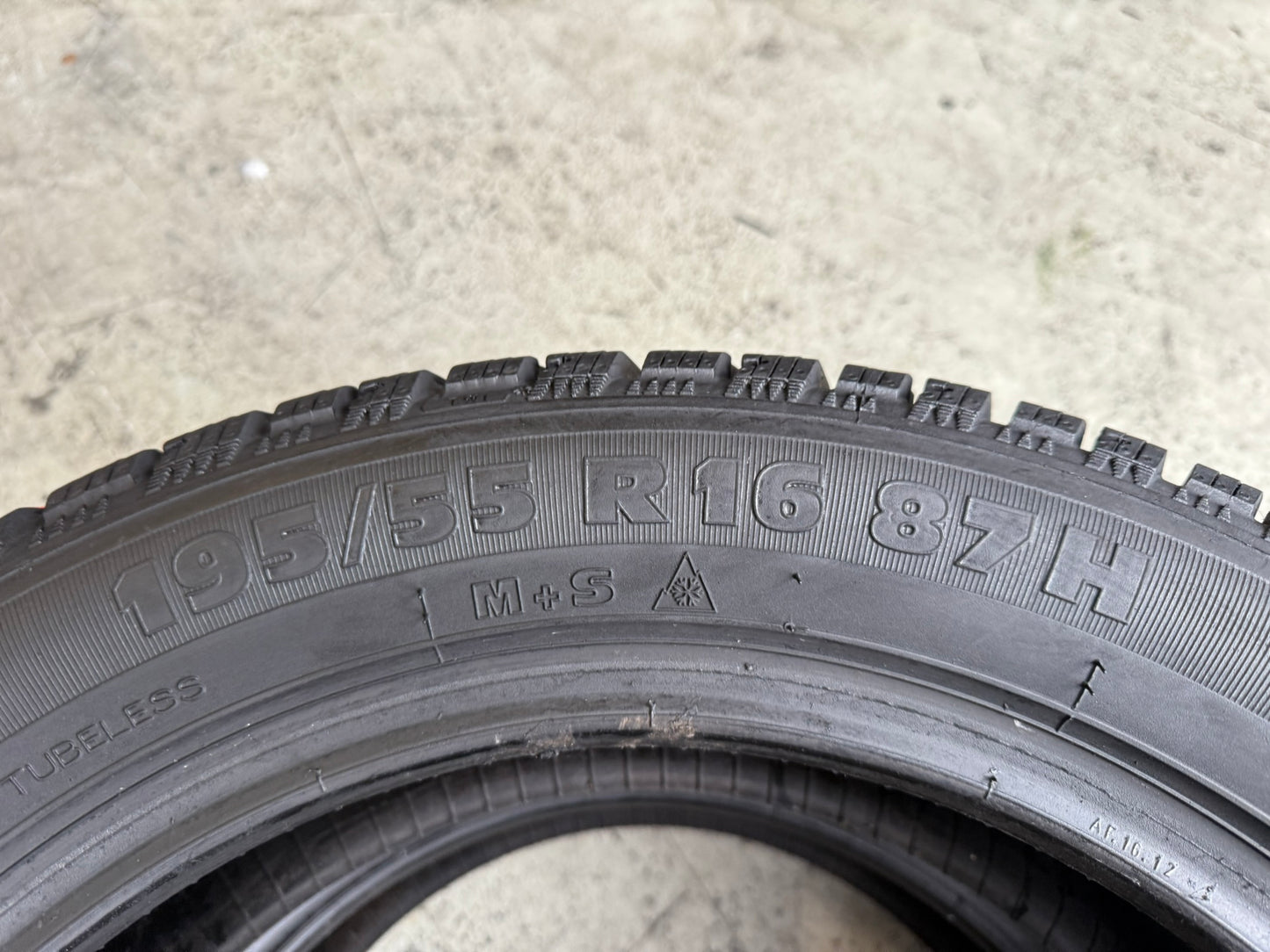 Usato: 2 Gomme 195/55R16 87H Kormoran Invernali 99% residui