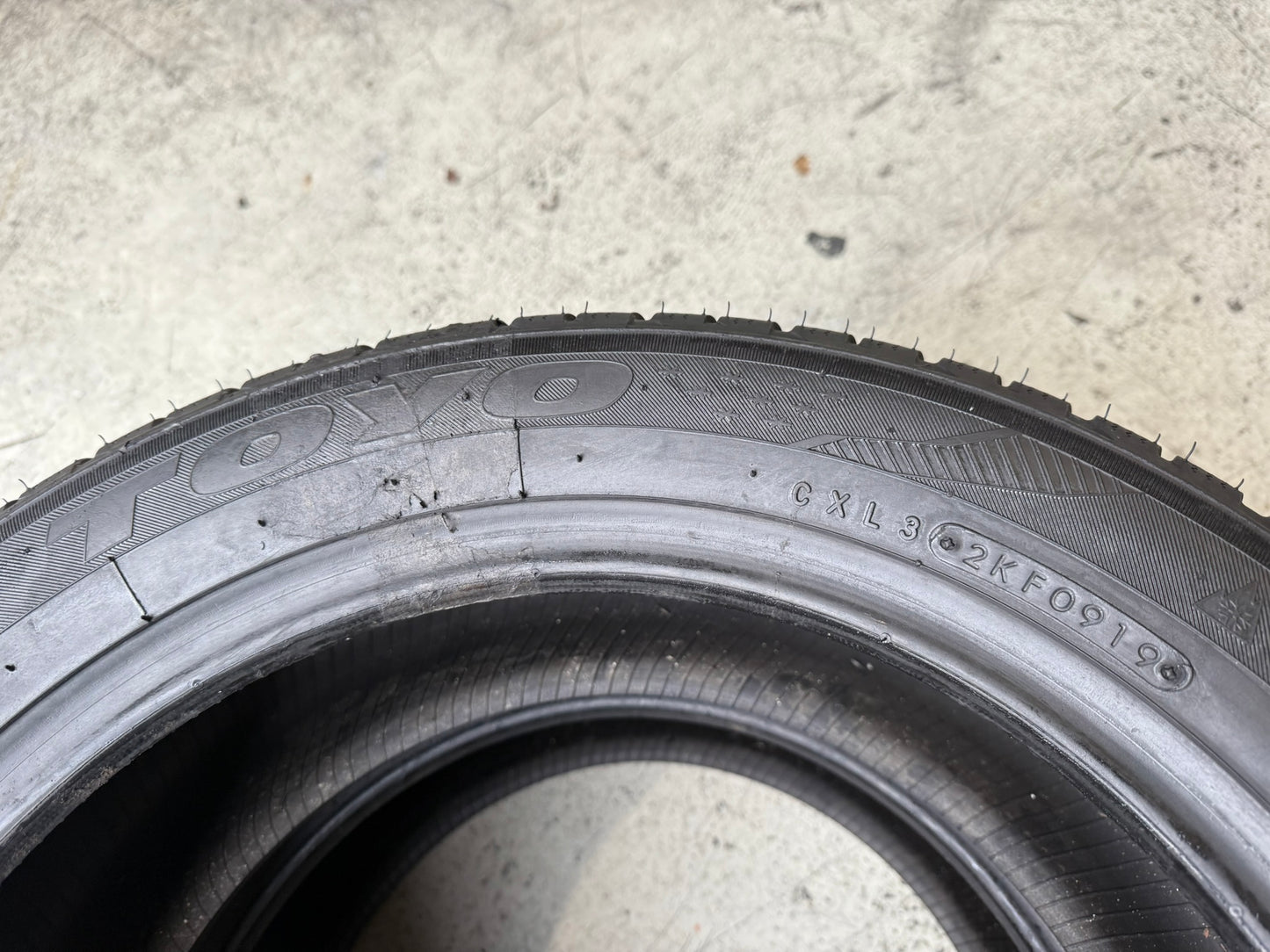 Usato: 2 Gomme 195/55R16 87H Toyo Invernali 99% residui