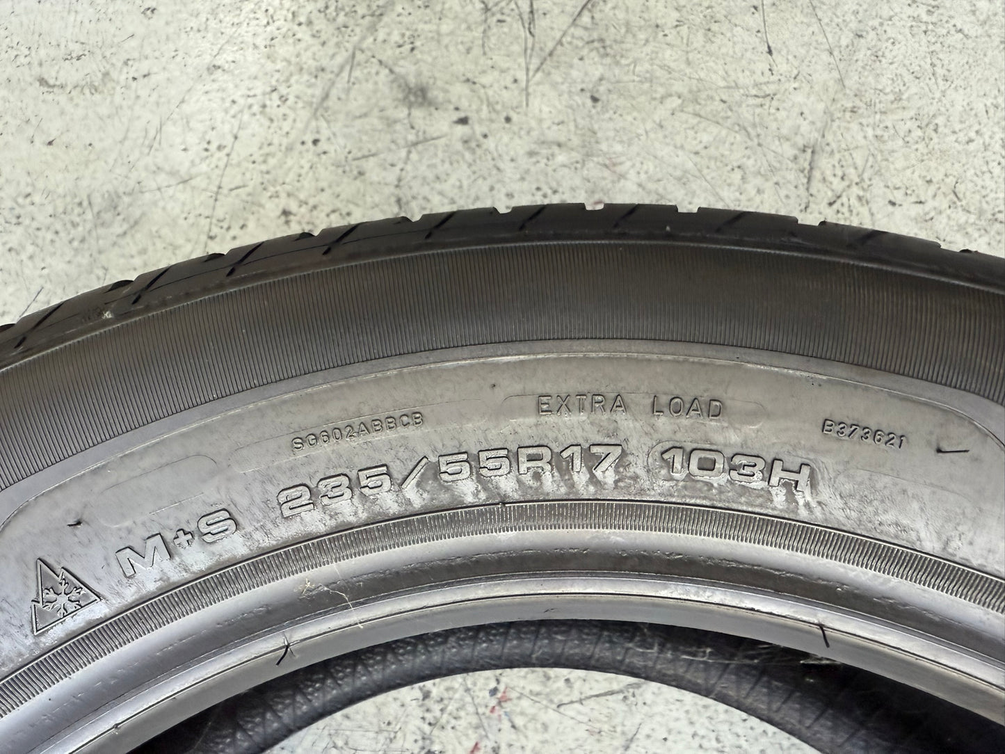 Usato: 4 Gomme 235/55R17 103H XL Sava Invernali 95% residui