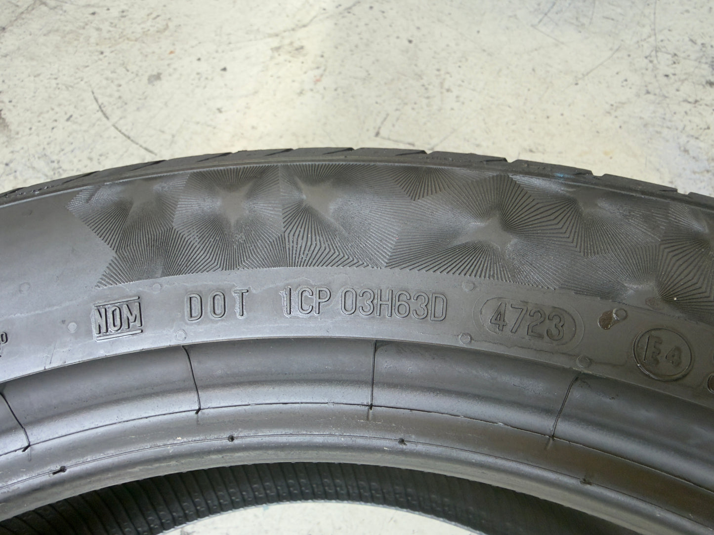 Usato: 4 Pneumatici Continental PremiumContact 6 235/50R19 103V XL FR EVc Estivi 85/90% Residui