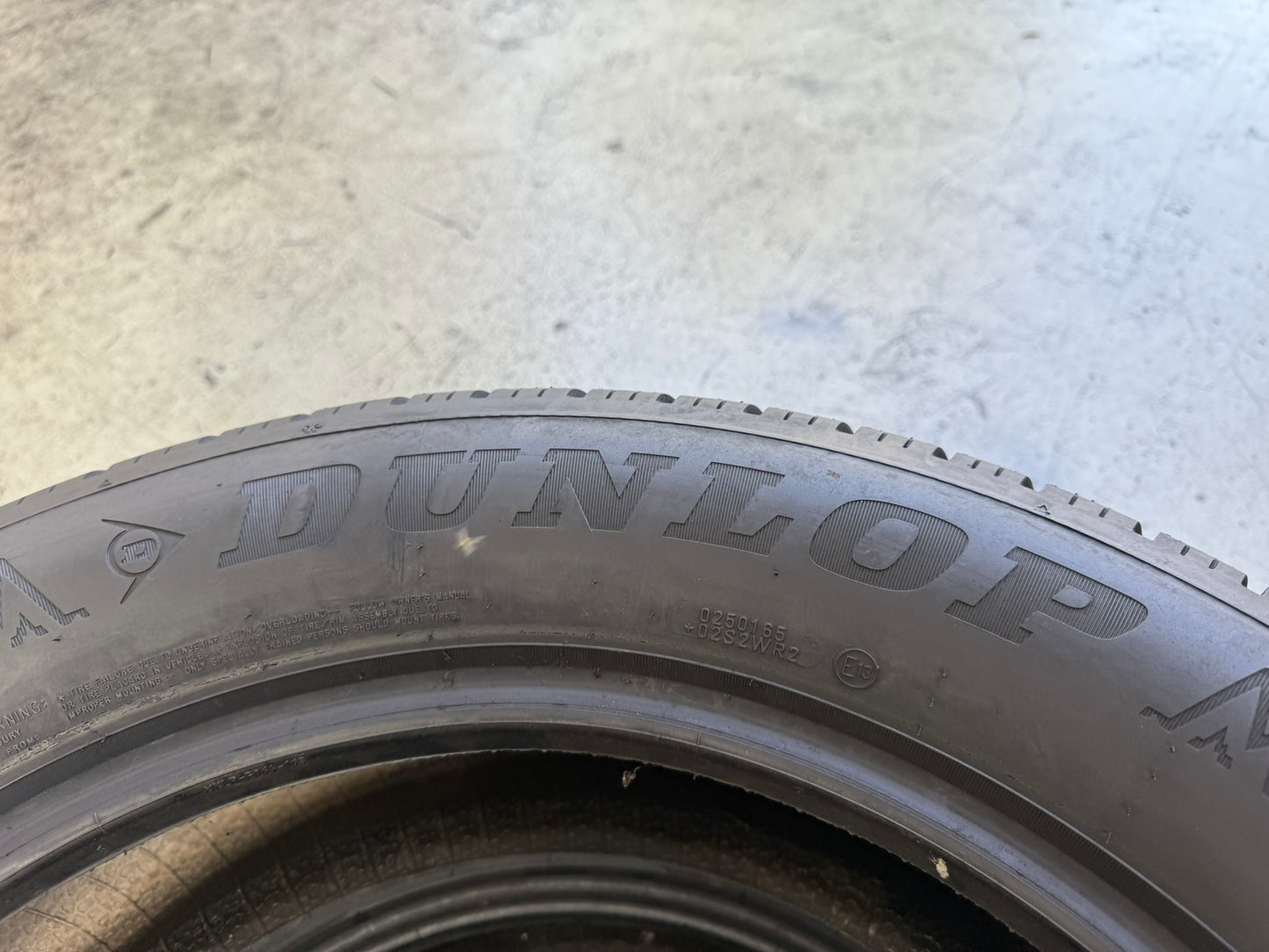 Usato: 2 Gomme 255/55R19 111V XL Dunlop Invernali 100% residui