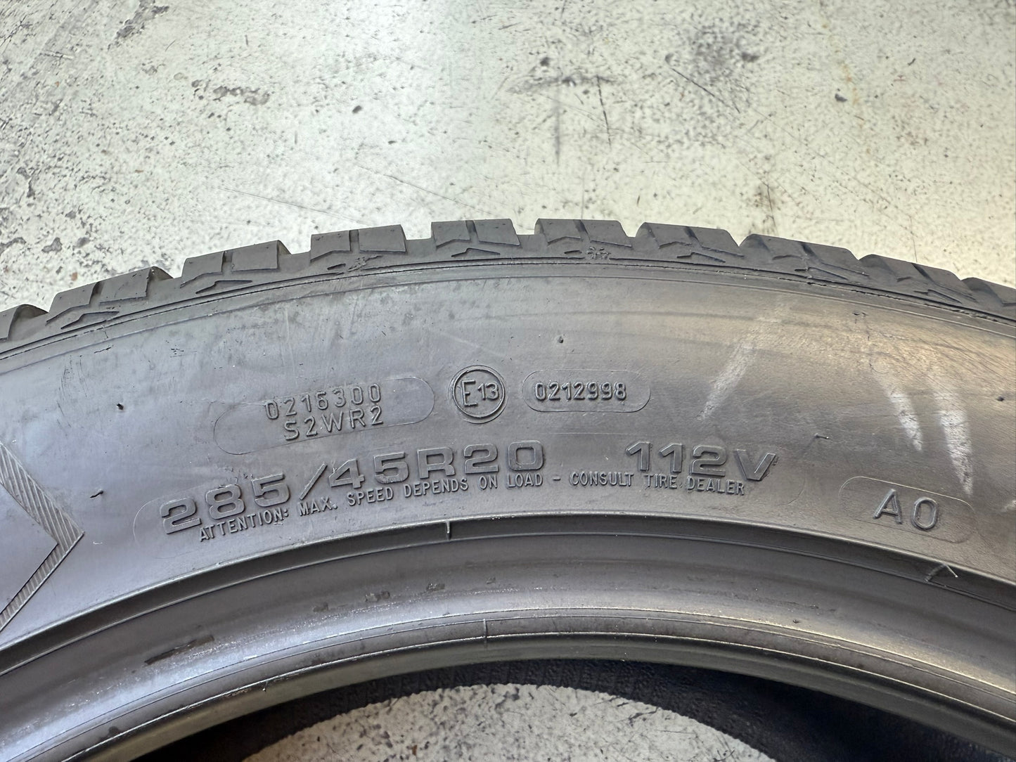 Usato: 4 Gomme 285/45R20 112V XL Goodyear Invernali 95% residui