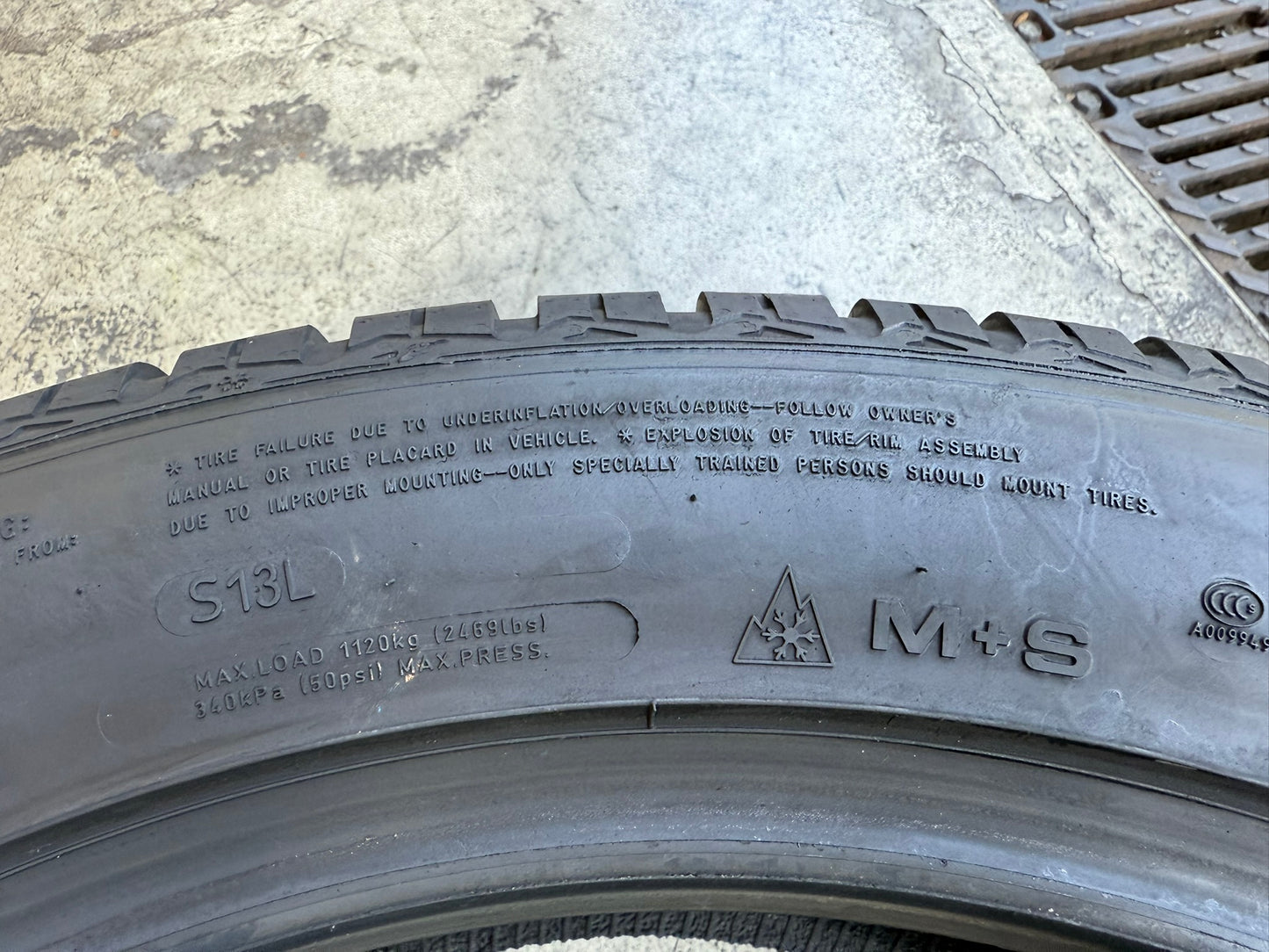 Usato: 4 Gomme 285/45R20 112V XL Goodyear Invernali 95% residui