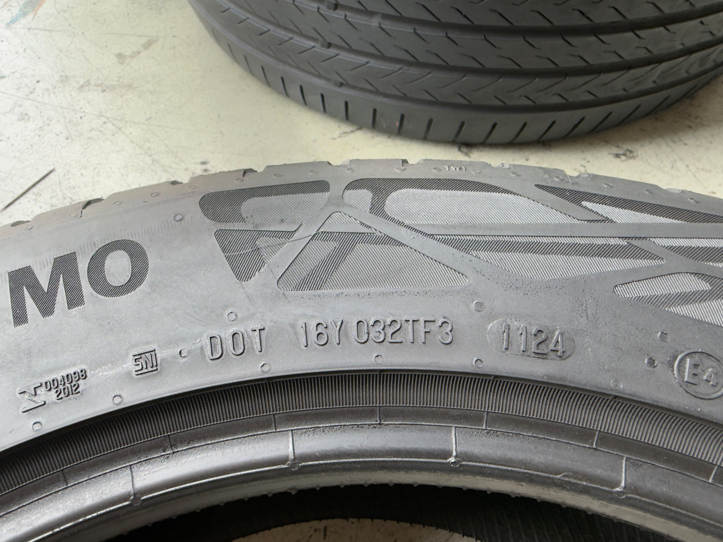 Usato: 4 Pneumatici Continental EcoContact 6 Q 225/55R18 102Y XL Estive 85/90% Residui