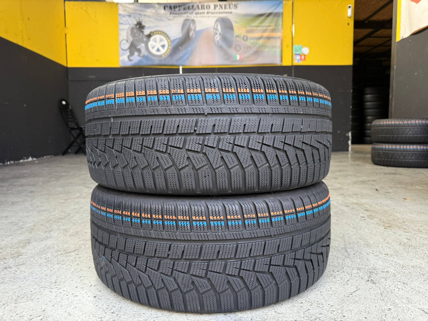Usato: 2 Gomme 215/45R17 91W XL Hankook Invernali 80% residui