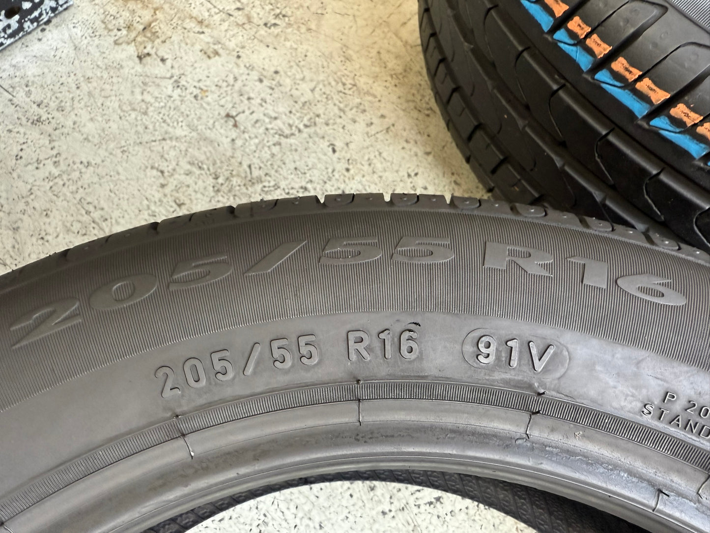 Usato: 4 Gomme 205/55R16 91V Pirelli Estive 95% residui