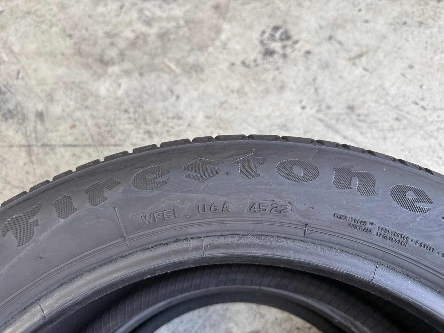 Usato: 2 Pneumatici Firestone Roadhawk 205/55R17 95V XL Estivi 85% Residui