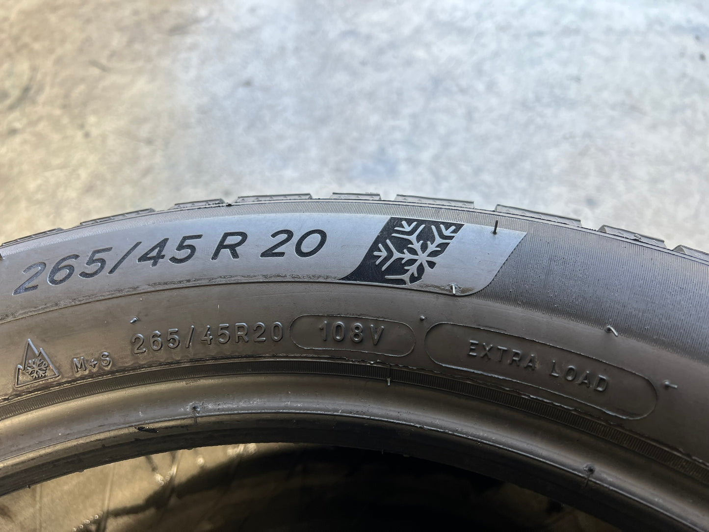 Usato: 2 Gomme 265/45R20 108V XL Michelin invernali 95% residui