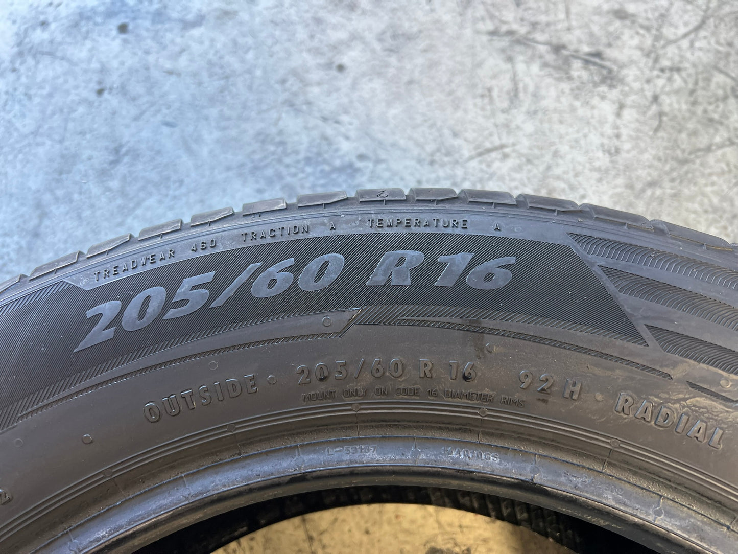 Usato: 4 Gomme 205/60R16 92H Matador estive 95% residui