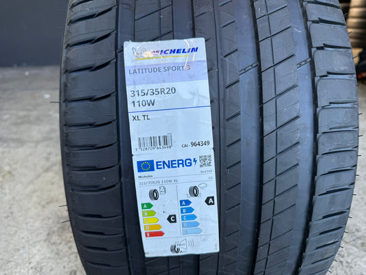 Nuovo: 2 Gomme Michelin 315/35R20 110W XL Latitude Sport 3 - Estivo