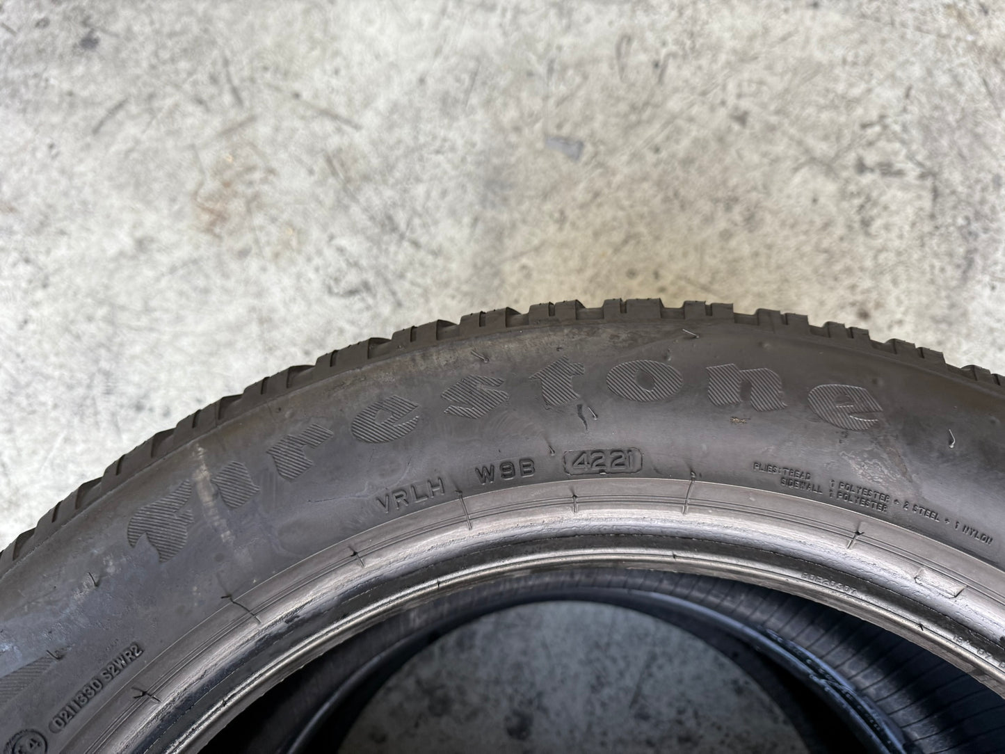 Usato: 2 Gomme 255/50R19 107V XL Firestone invernali 90% residui