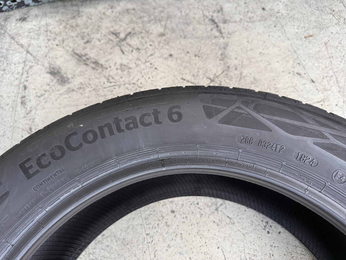 Usato: 4 Pneumatici Continental EcoContact 6 195/55R16 87H EVc Estivi 90% Residui DOT 2024