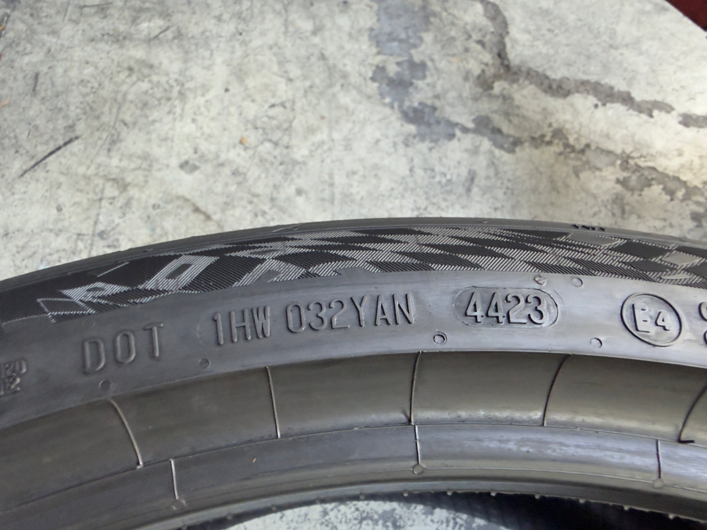 Usato: 4 Pneumatici Continental SportContact 7 285/30R22 101Y XL FP Estive 90% Residui