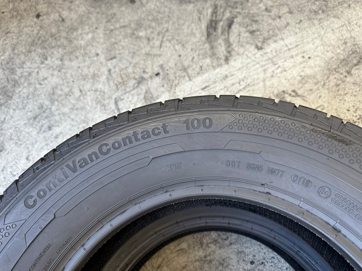 Usato: 2 Gomme 195/75R16 C 107/105R Continental Estive 70% Residui