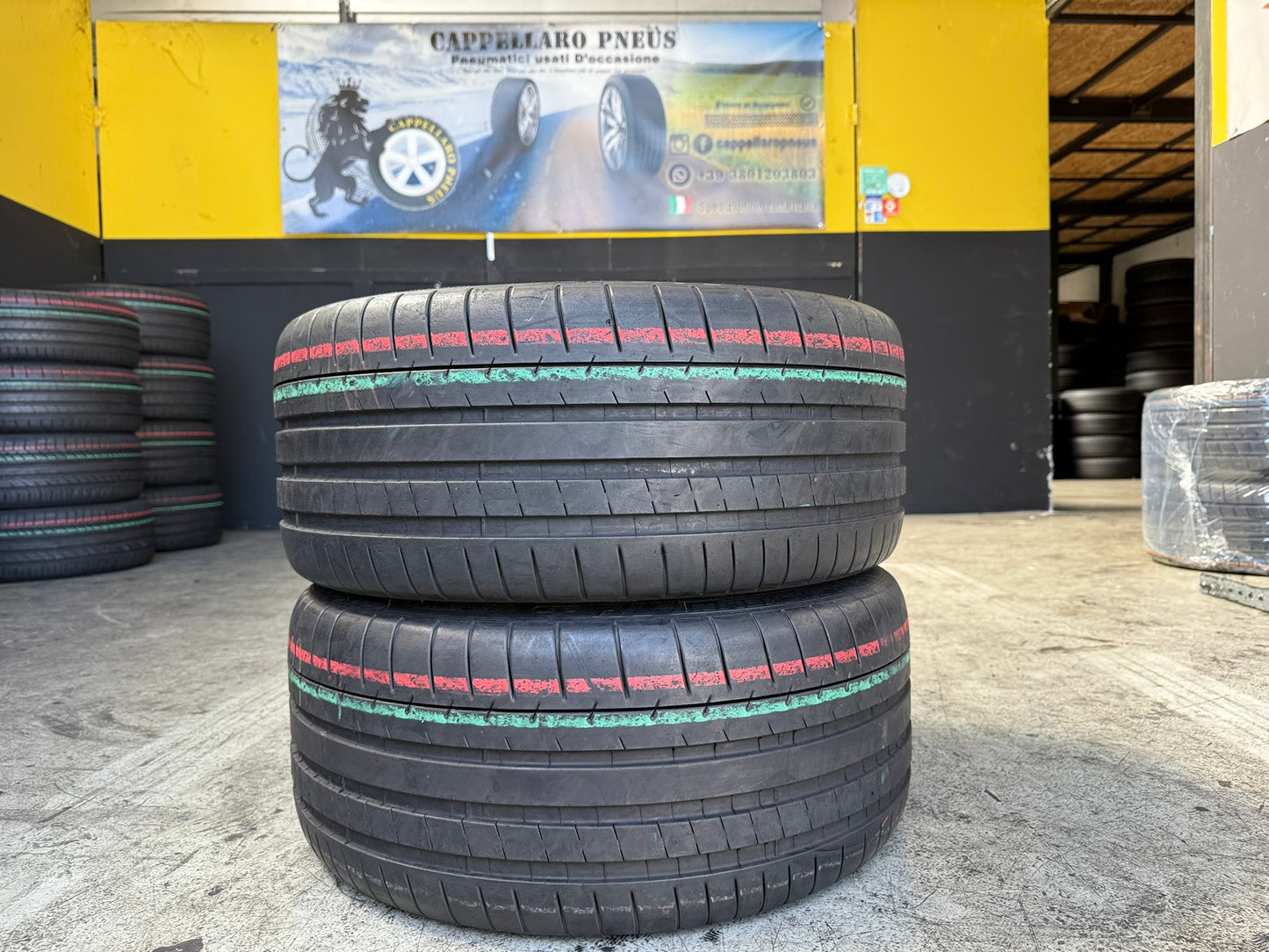Usato: 2 Gomme 255/35R19 96Y XL Michelin Super Sport Estive 90% Residuo