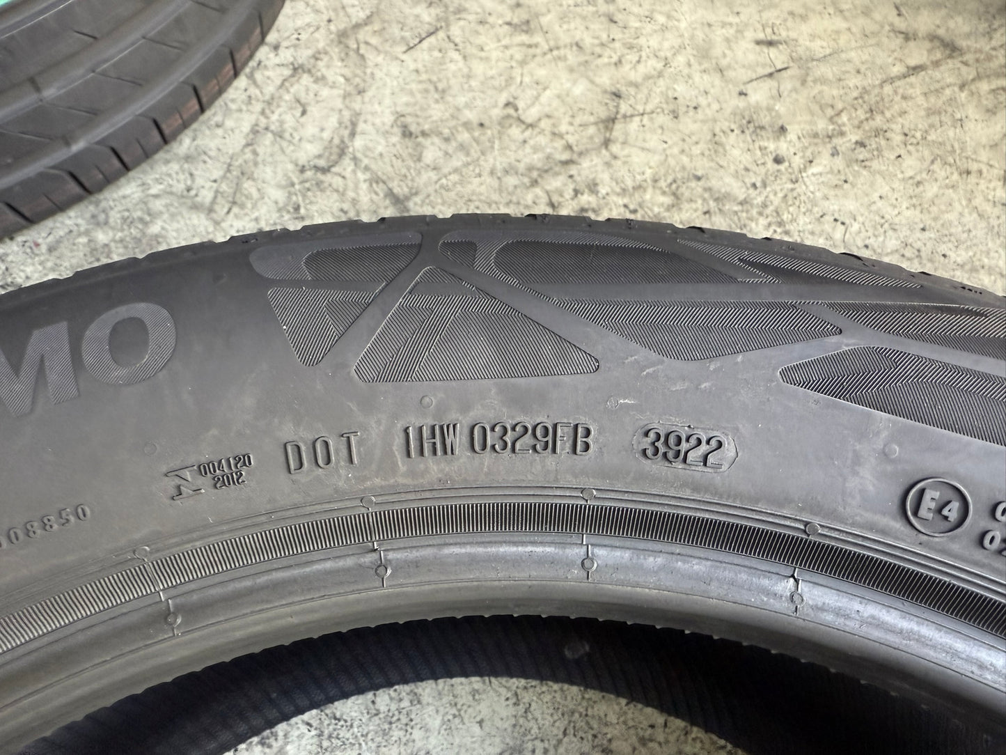 Usato: 4 Gomme 255/50R19 107W XL Continental Estive 85–90% Residuo