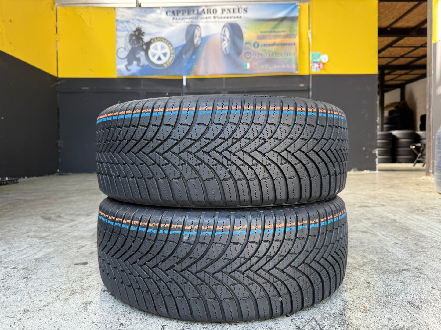Usato: 2 Gomme 195/55R16 91V XL Firestone Quattro Stagioni 85% residui
