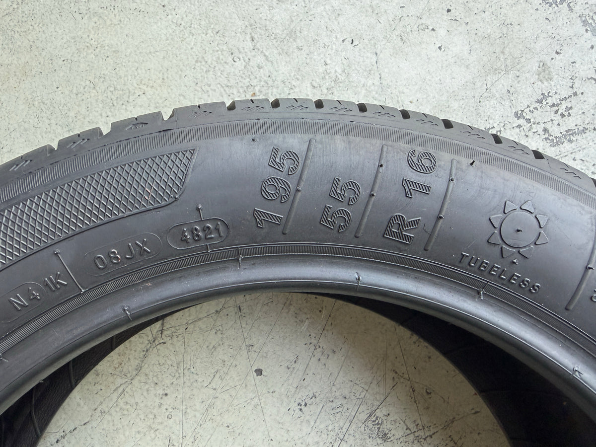 Usato: 4 Pneumatici Kleber Dynaxer HP4 195/55R16 87V Estivi 90% Residui