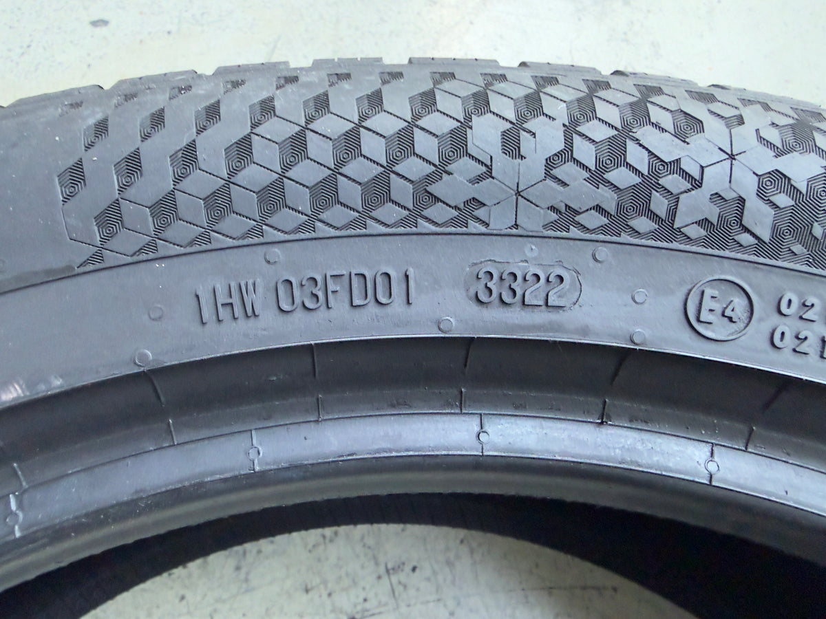 Usato: 2 Pneumatici Continental WinterContact TS 870 P 235/50R19 99H Invernali 95% Residui