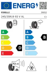 Nuovo: Pirelli Pzero Winter 245/35R19 93V XL  AO  MFS  3PMSF