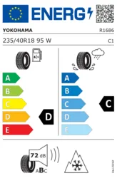 Nuovo: Yokohama Bluearth Winter V905 235/40R18 95W XL  RPB  3PMSF