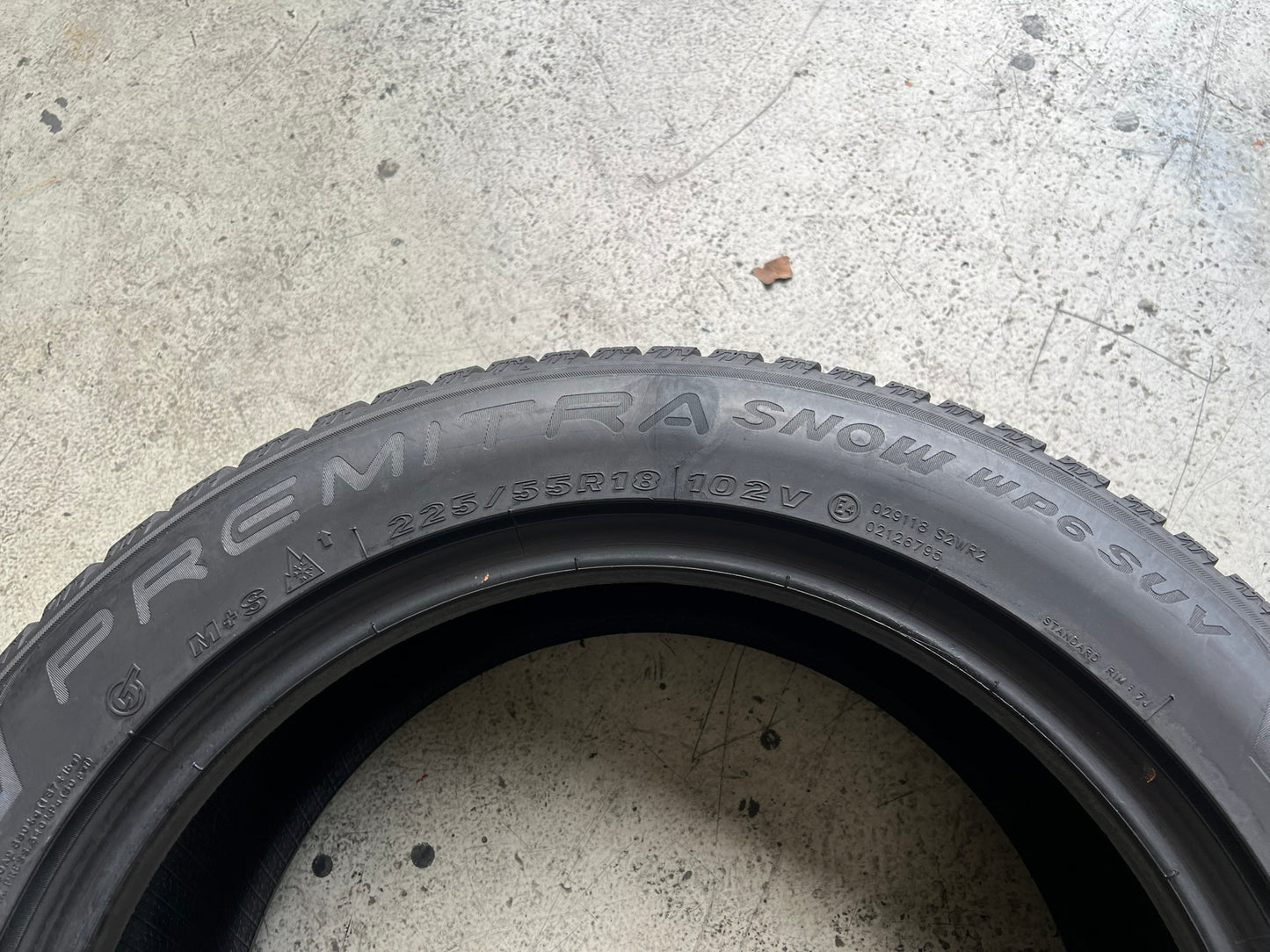Usato: 4 Gomme 225/55R18 102V Maxxis invernali 80%residui