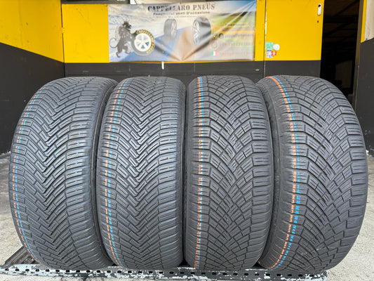 Usato: 4 Pneumatici Continental AllSeasonContact 225/55R18 98V 4 Stagioni 85% residui