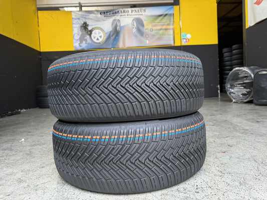 Usato: 2 Gomme 225/55R18 98V Continental 4 Stagioni 80% residui