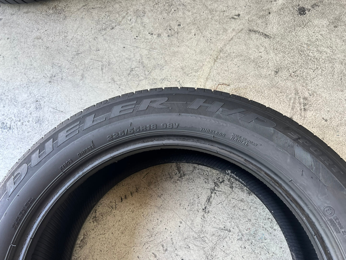 Usato: 1 Pneumatico 225/55R18 98V Bridgestone estivo 95%residui