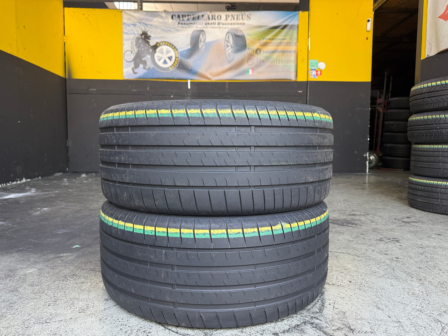 Usato: 2 Pneumatici Bridgestone Potenza Sport 285/40ZR22 110Y XL Estivi 85% residui