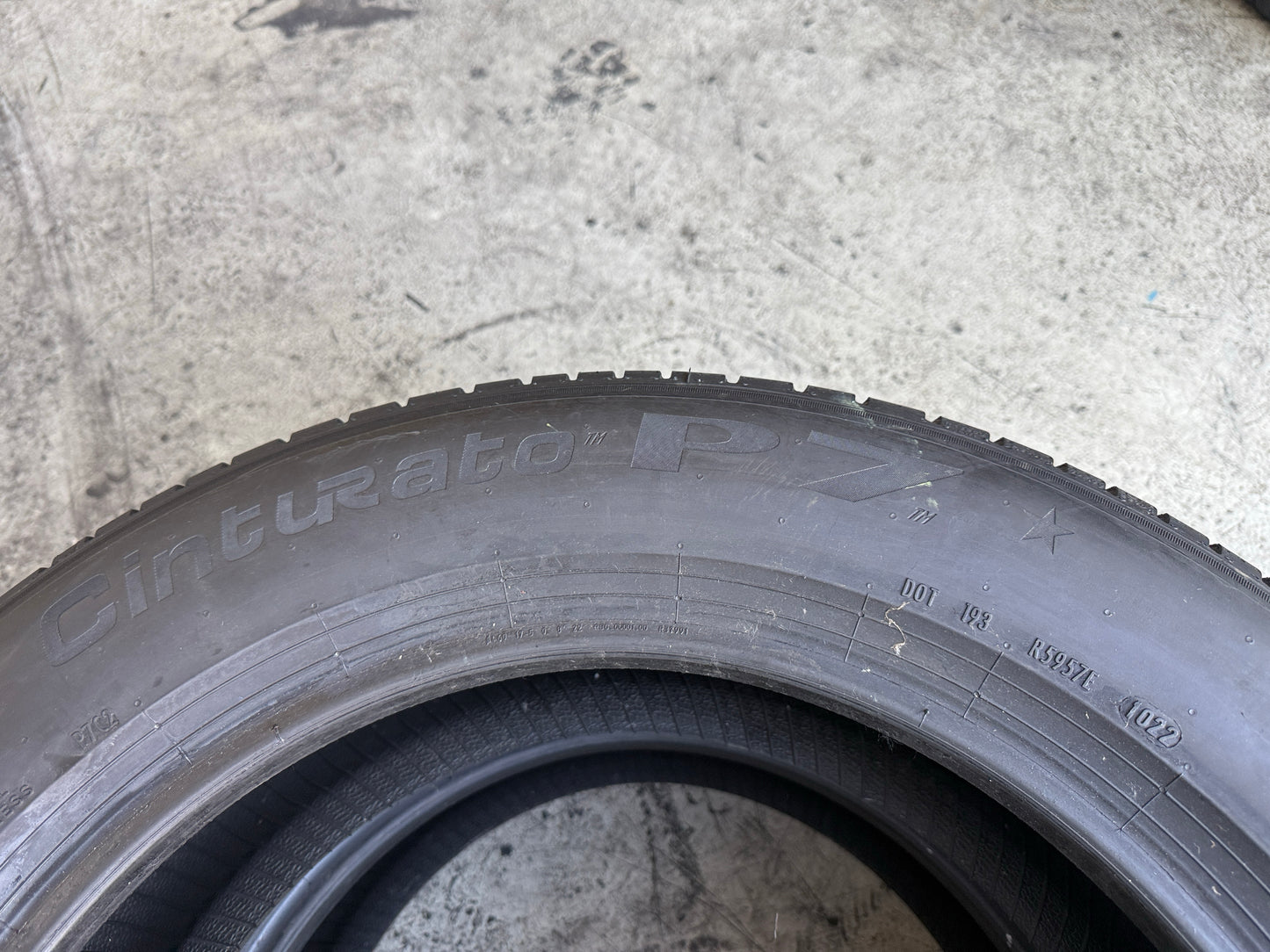 Usato: 2 Pneumatici Pirelli Cinturato P7C2 225/60R18 104W XL Estivi 80% residui