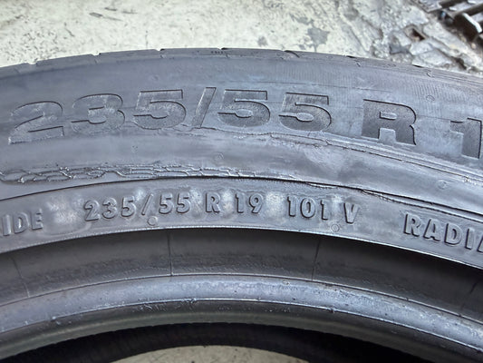 Usato: 4 Pneumatici Continental ContiSportContact 5 235/55R19 101V Estivi 80-85% residui
