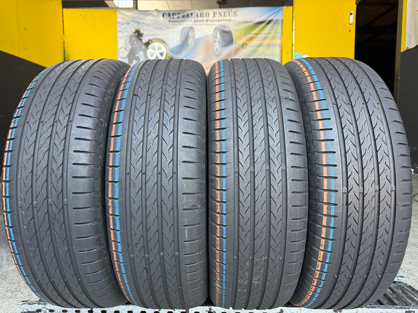 Usato: 4 Pneumatici Continental EcoContact 6 Q 215/60R18 98H Estivi 90%-95% residui
