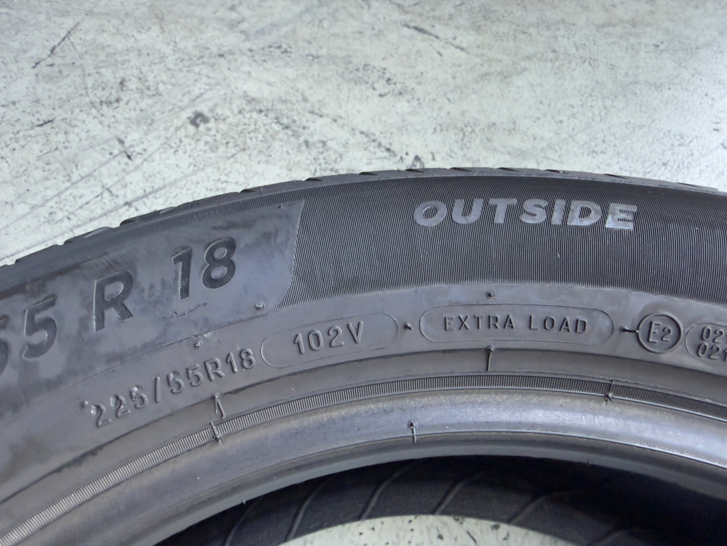 Usato: 4 Pneumatici Michelin e.Primacy 225/55R18 102V XL Estivi 85% residui