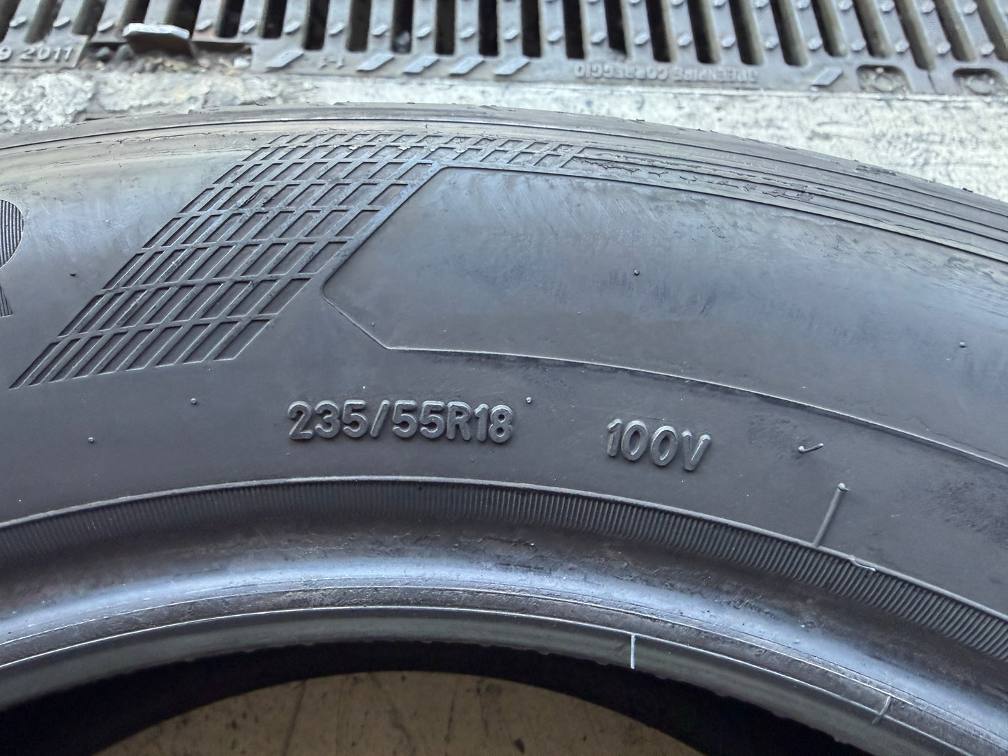 Usato: 4 Pneumatici Goodyear Eagle F1 Asymmetric 5 235/55R18 100V Estivi 90% residui