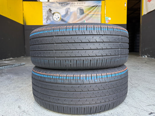 Usato: 2 Pneumatici Continental EcoContact 6 235/55R18 100W Estivi 90% residui