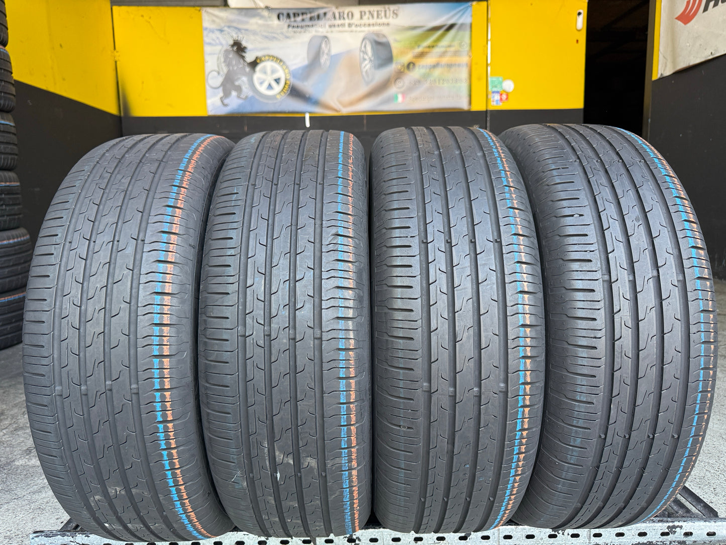 Usato: 4 Pneumatici Continental EcoContact 6 215/60R17 96H Estivi 85% residui