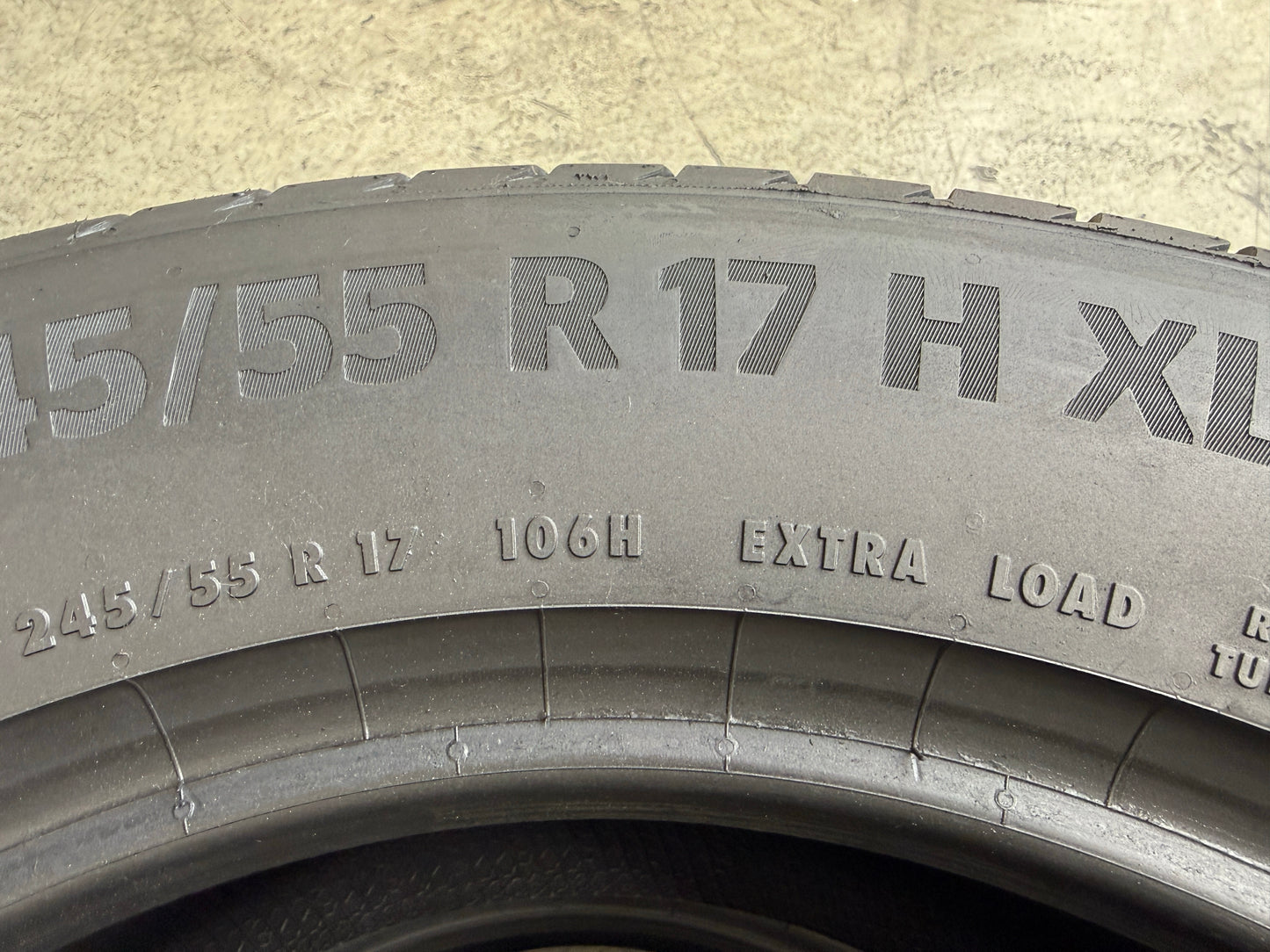 Usato: 2 Pneumatici Continental PremiumContact 6 245/55R17 106H XL Estivi 90% residui DOT 2025
